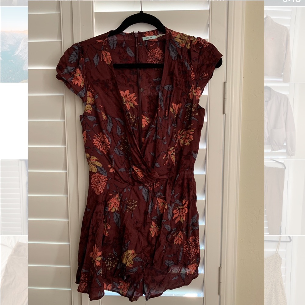 Urban outfitters floral romper
